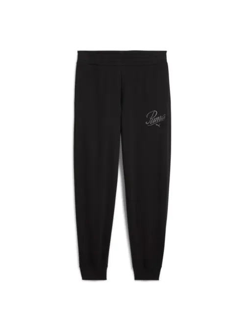 Puma Damskie Spodnie Ess Script Comfort Sweatpants 68498501 Czarny | Sklep Monotox