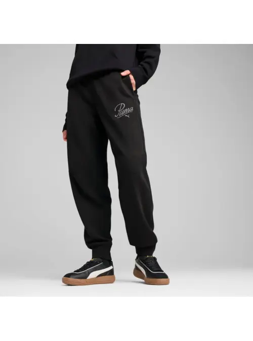 Puma Damskie Spodnie Ess Script Comfort Sweatpants 68498501 Czarny | Sklep Monotox