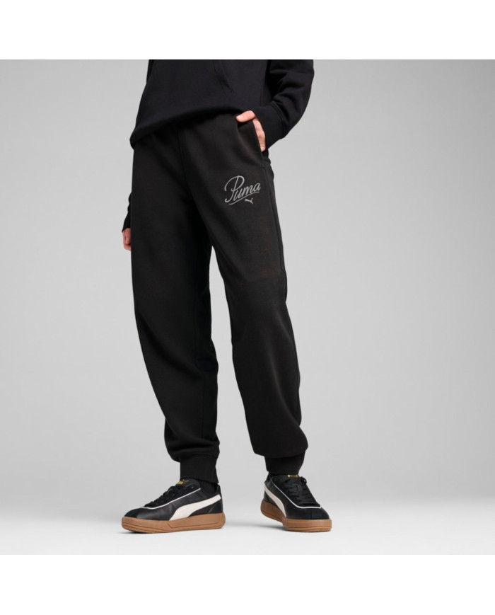 Puma Damskie Spodnie Ess Script Comfort Sweatpants 68498501 Czarny | Sklep Monotox