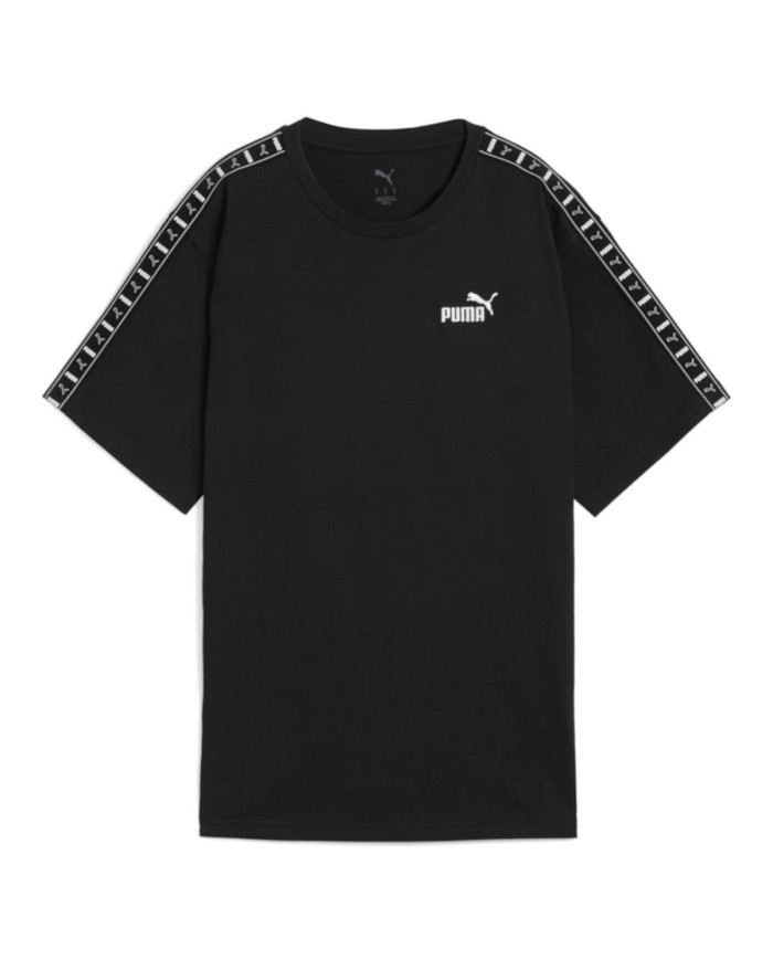 Puma Damski T-shirt Ess Tape Relaxed Tee Puma Blac 68500901 Czarny | Sklep Monotox