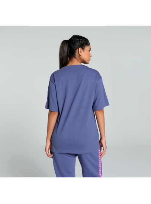 Puma Damski T-shirt Ess Tape Relaxed Tee Crys 68500946 Fioletowy | Sklep Monotox