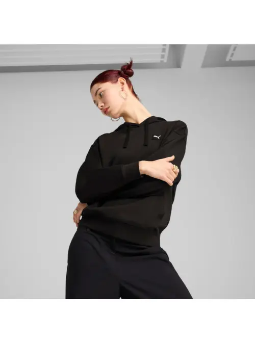 Puma Damska Bluza Ess Elevated Comfort Hoodie Tr 68501801 Czarny | Sklep Monotox