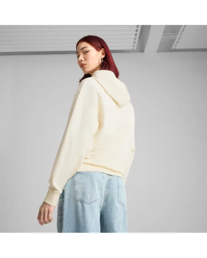 Puma Damska Bluza Ess Elevated Comfort Hoodie Tr 68501899 Beżowy | Sklep Monotox