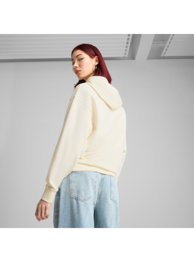 Puma Damska Bluza Ess Elevated Comfort Hoodie Tr 68501899 Beżowy | Sklep Monotox