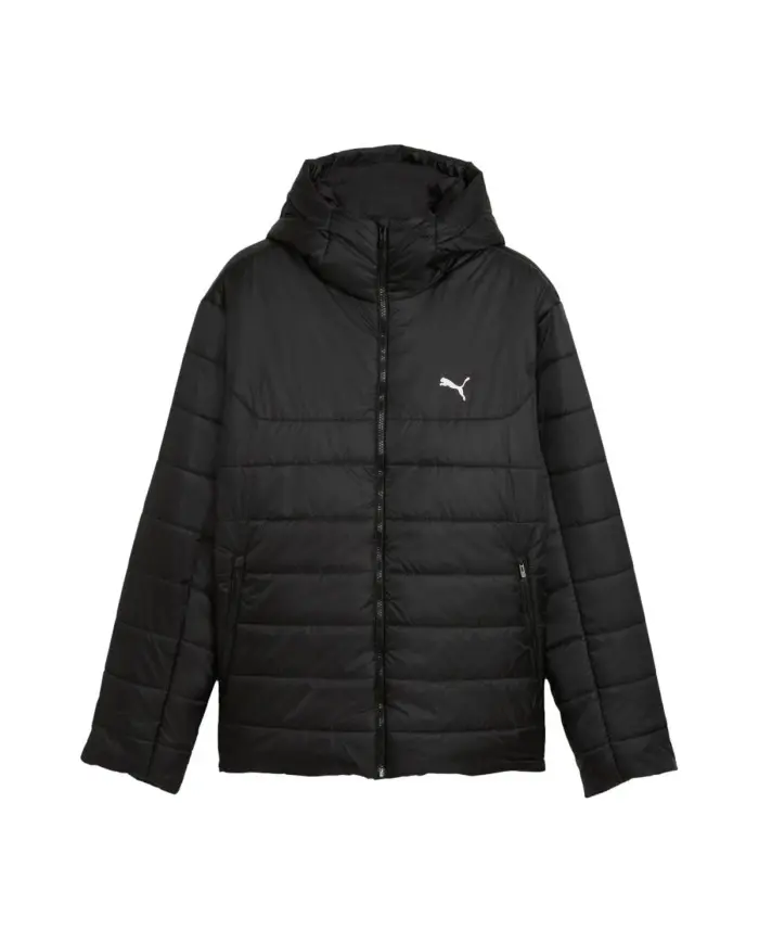 Puma Męska Kurtka Ess Hooded Padded Jacket 68521101 Czarny | Sklep Monotox