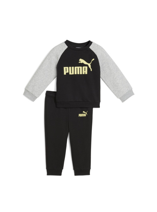 Puma Dziecięce Dresy Minicats Ess Raglan Crew Set Fl 68628151 Czarny | Sklep Monotox
