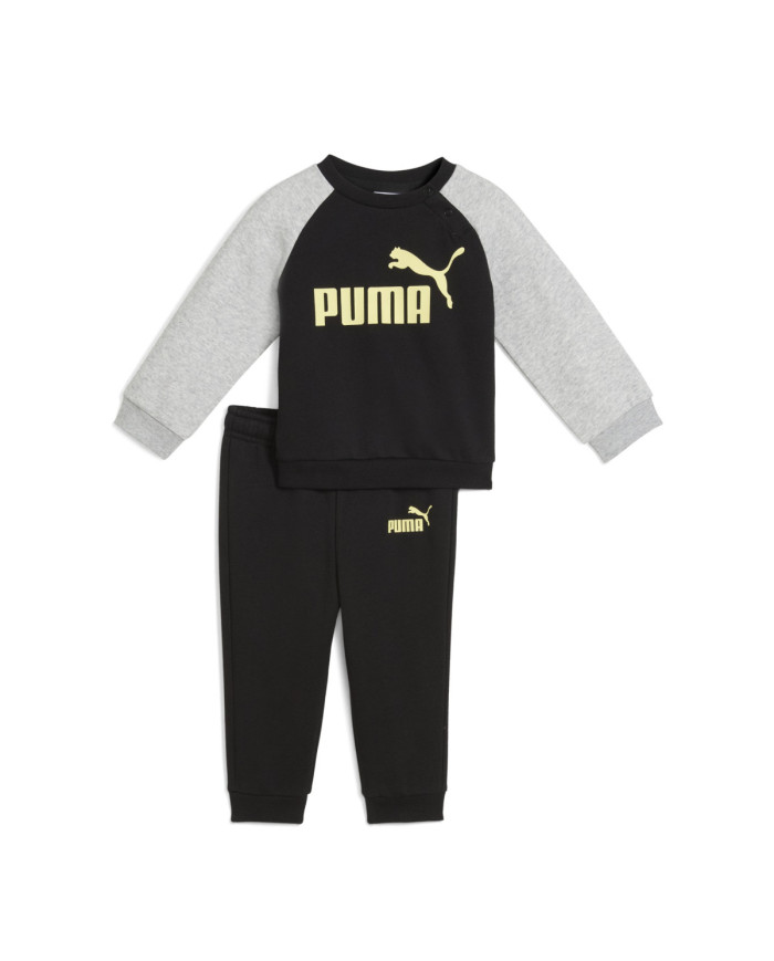 Puma Dziecięce Dresy Minicats Ess Raglan Crew Set Fl 68628151 Czarny | Sklep Monotox