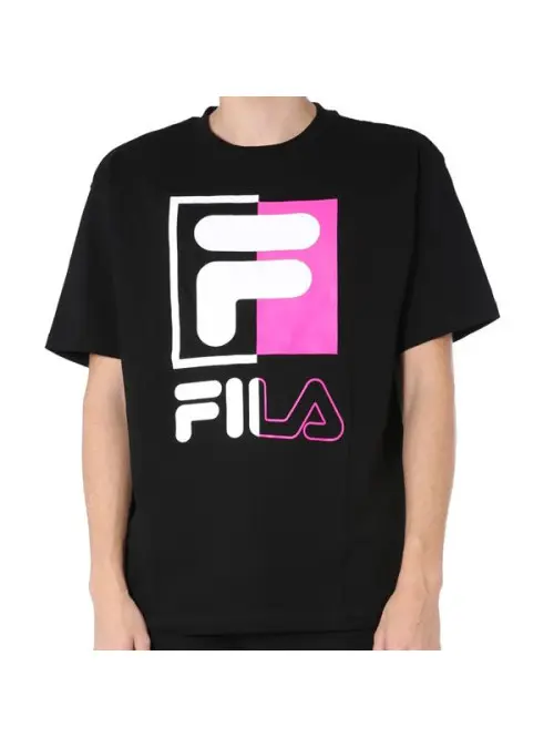 Fila Męski T-shirt Saku Tee 687475002 Czarny | Sklep Monotox