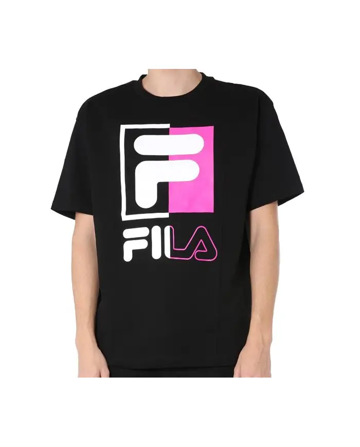 Fila Męski T-shirt Saku Tee 687475002 Czarny | Sklep Monotox