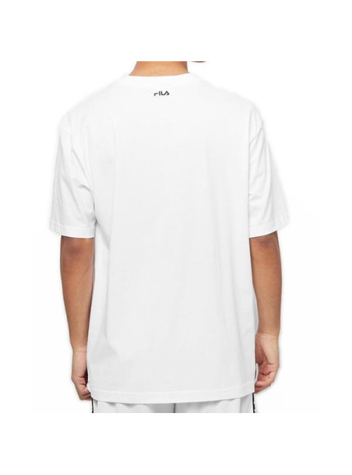 Fila Męski T-shirt Saku Tee 687475M67 Biały | Sklep Monotox