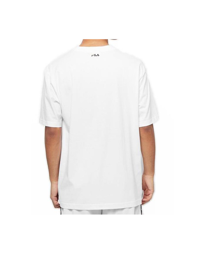 Fila Męski T-shirt Saku Tee 687475M67 Biały | Sklep Monotox