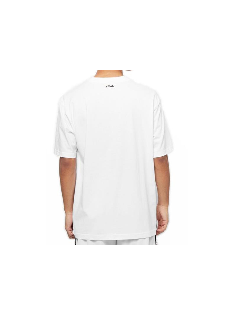 Fila Męski T-shirt Saku Tee 687475M67 Biały | Sklep Monotox