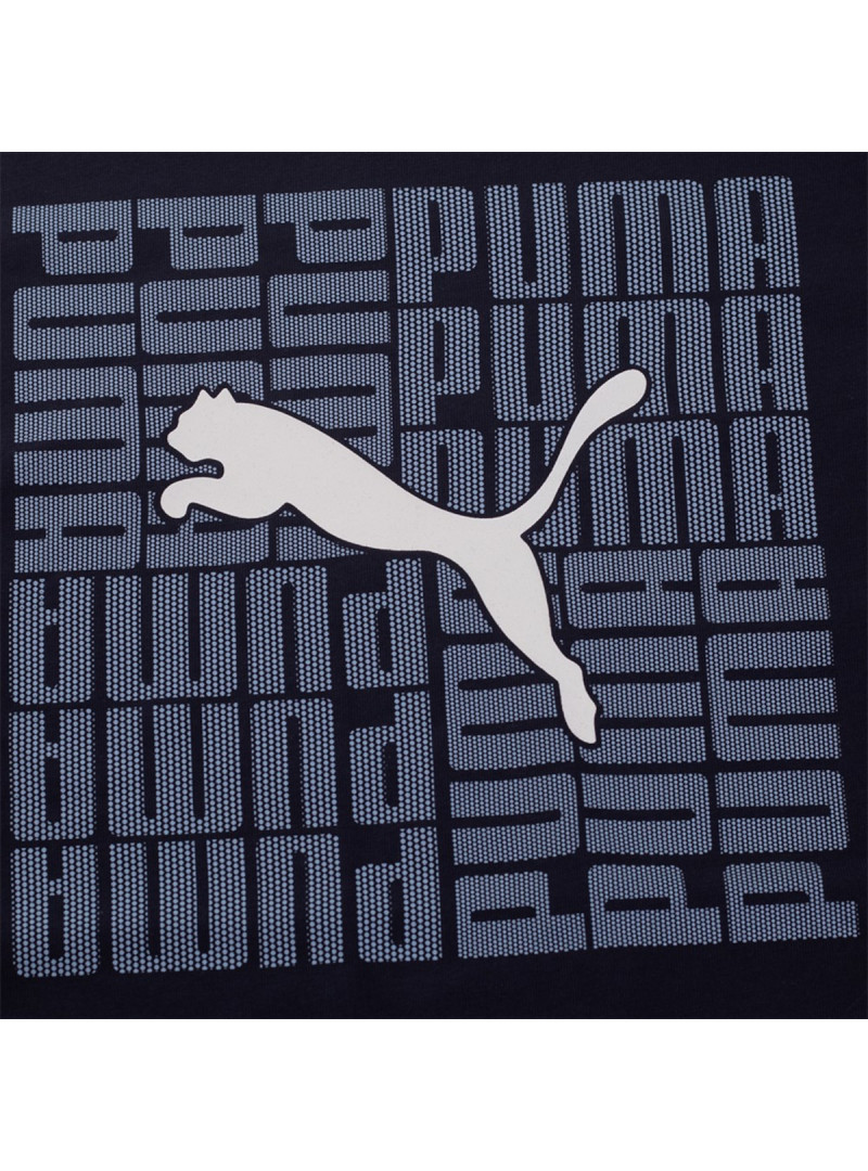 Puma Męski T-shirt Graphic Box Tee 68803116 Czarny | Sklep Monotox