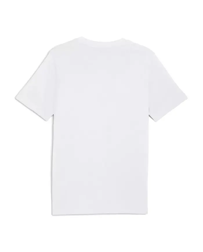 Puma Męski T-shirt Graphic Puma Wording Tee 68803202 Biały | Sklep Monotox