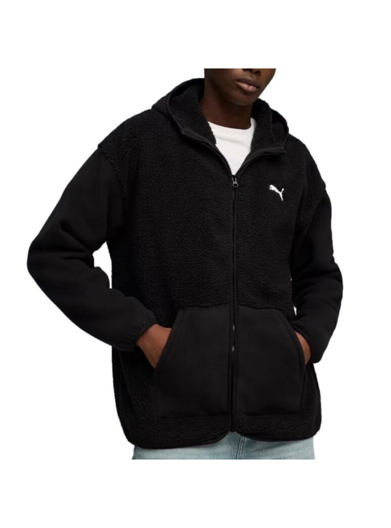 Puma Męska Bluza Ess Elevated Relaxed 68826001 Czarny | Sklep Monotox