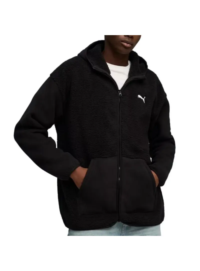 Puma Męska Bluza Ess Elevated Relaxed 68826001 Czarny | Sklep Monotox