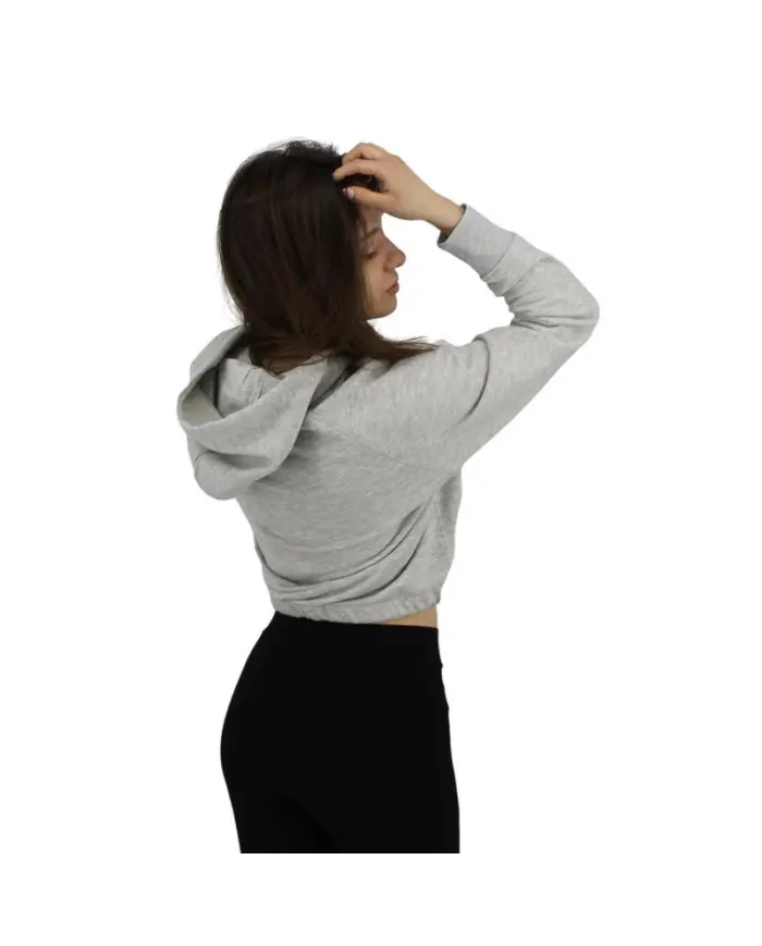 Fila Damska Bluza Elaxi Cropped Hoody W 688570B13 Szary | Sklep Monotox