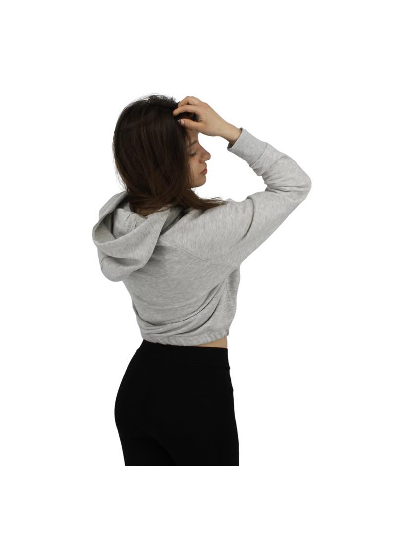 Fila Damska Bluza Elaxi Cropped Hoody W 688570B13 Szary | Sklep Monotox