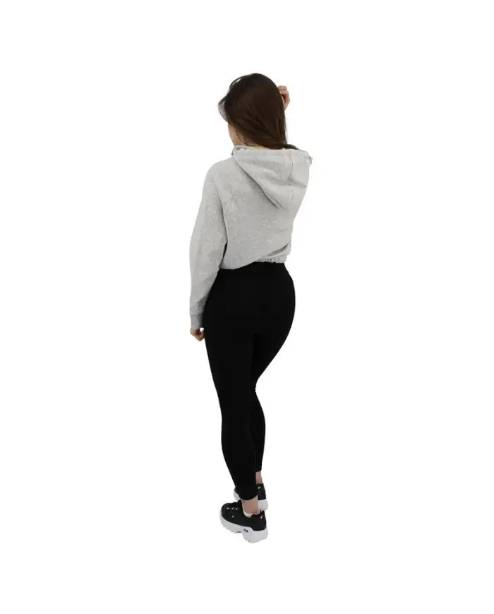 Fila Damska Bluza Elaxi Cropped Hoody W 688570B13 Szary | Sklep Monotox