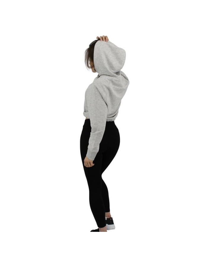 Fila Damska Bluza Elaxi Cropped Hoody W 688570B13 Szary | Sklep Monotox