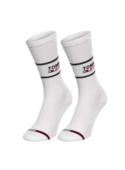 Tommy Hilfiger Męskie Skarpety Th Uni Tj Sock 2p 701218704001 Biały | Sklep Monotox