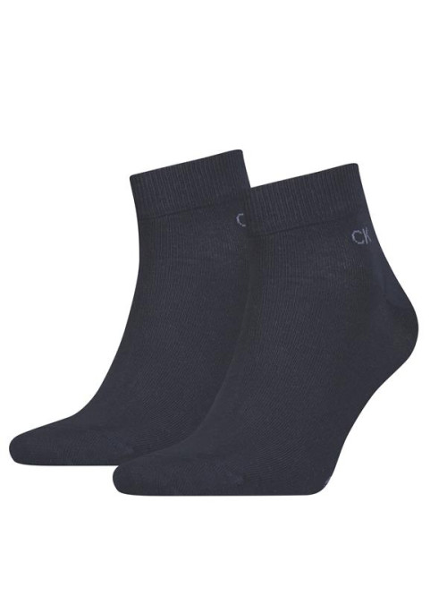 Calvin Klein Męskie Skarpety Ck Men Quarter 2p 701218706003 Granatowy | Sklep Monotox