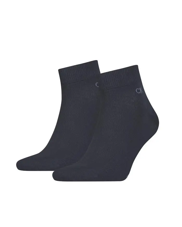 Calvin Klein Męskie Skarpety Ck Men Quarter 2p 701218706003 Granatowy | Sklep Monotox