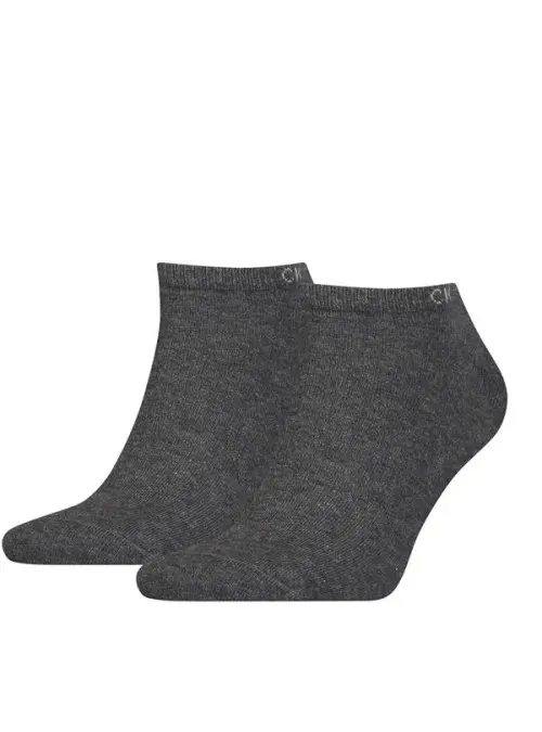 Calvin Klein Męskie Skarpety Ck Men Sneaker 2p 701218707003 Szary | Sklep Monotox