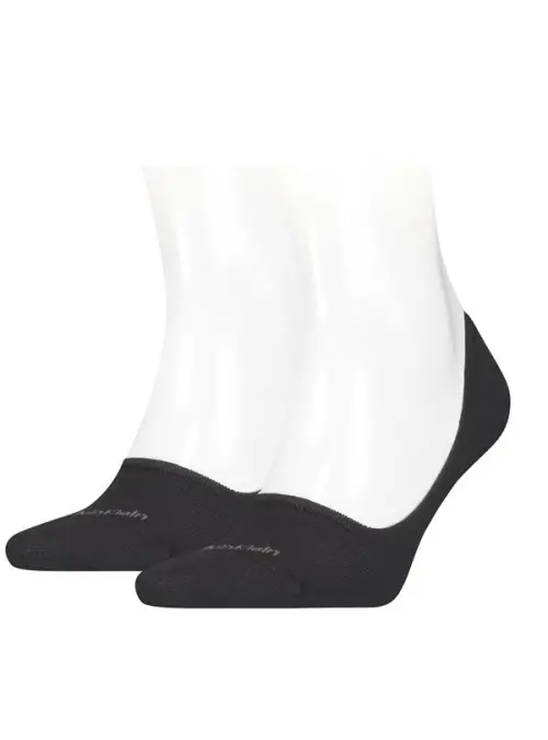 Calvin Klein Męskie Skarpety Ck Men Footie Mid Cut 2p 701218708001 Czarny | Sklep Monotox