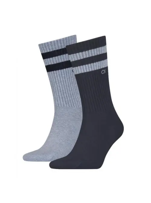 Calvin Klein Męskie Skarpety Ck Men Sock 2p Stripes 701218711002 Granatowy | Sklep Monotox