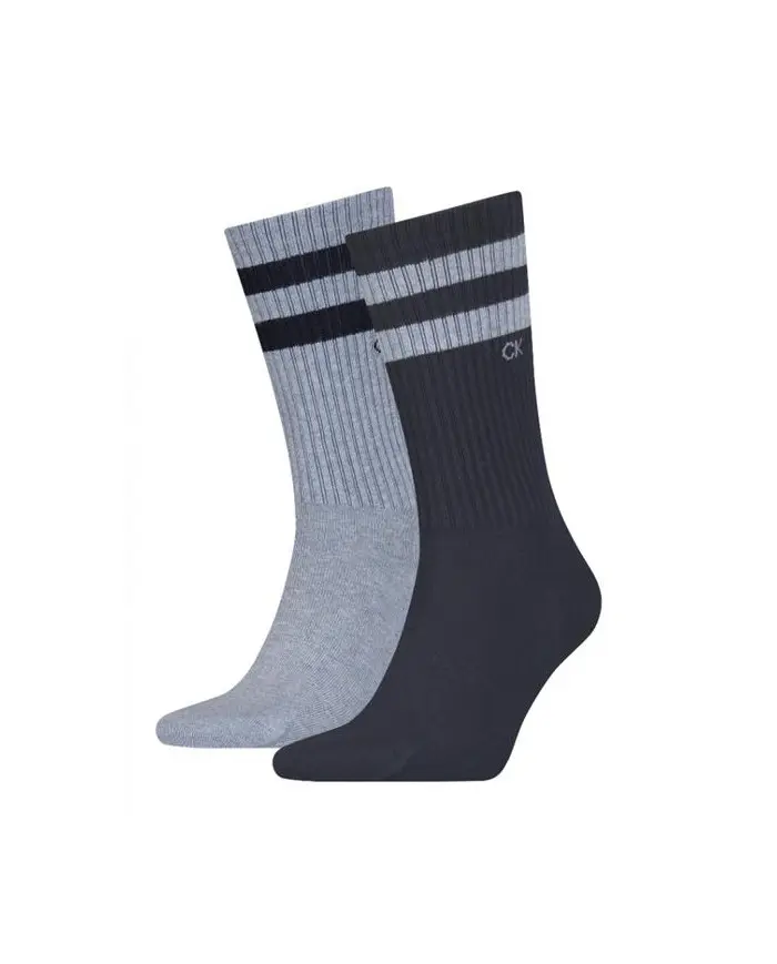 Calvin Klein Męskie Skarpety Ck Men Sock 2p Stripes 701218711002 Granatowy | Sklep Monotox