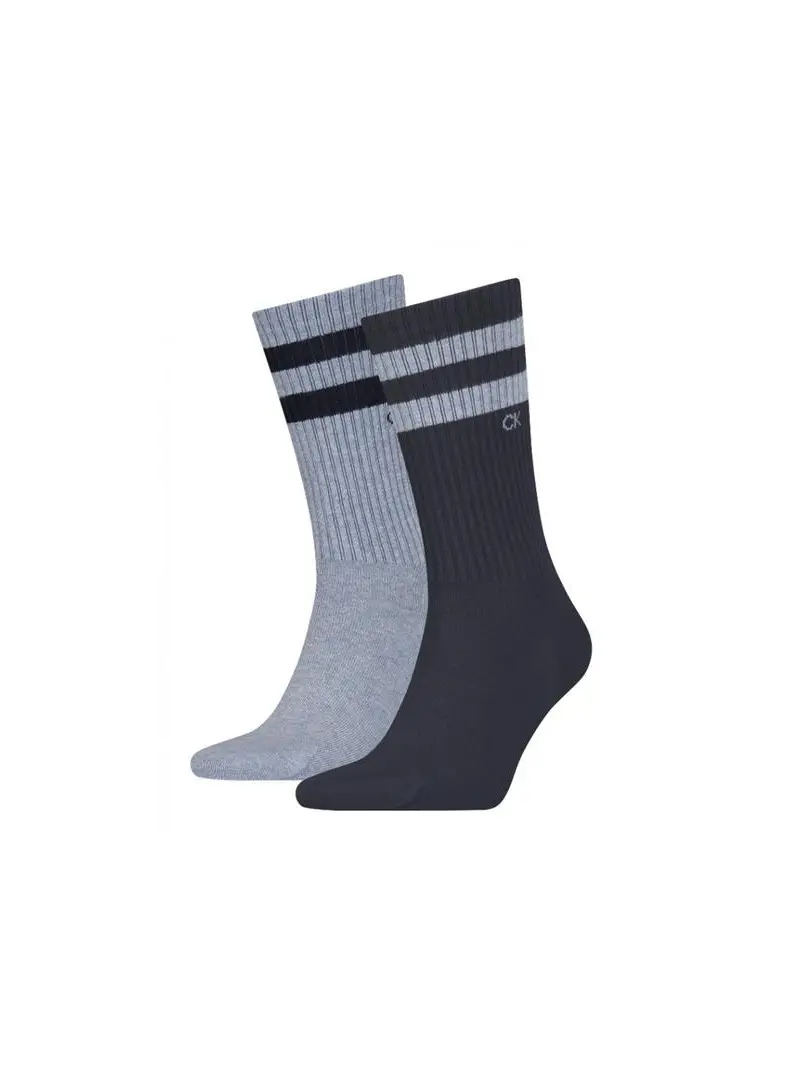 Calvin Klein Męskie Skarpety Ck Men Sock 2p Stripes 701218711002 Granatowy | Sklep Monotox
