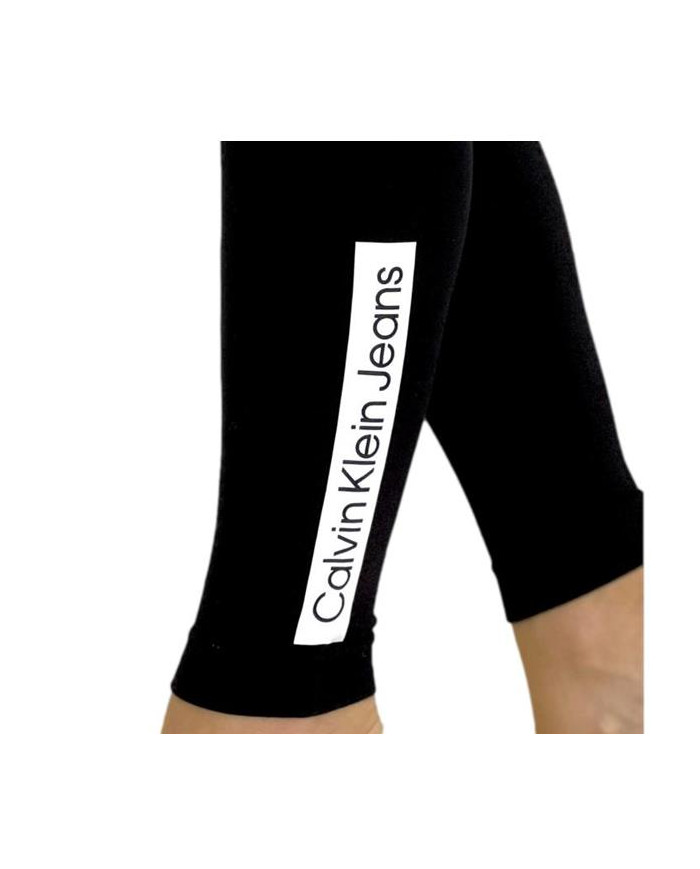 Calvin Klein Damskie Spodnie Ckj Women 1p Legging Logo 701219856001 Czarny | Sklep Monotox