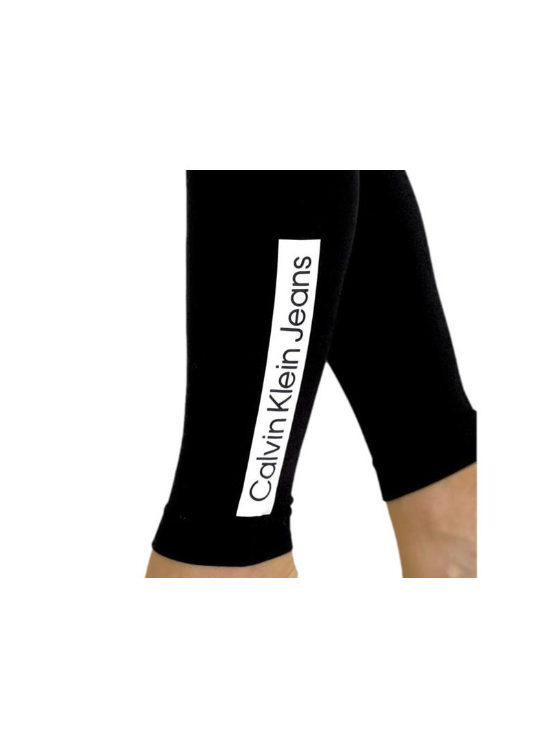 Calvin Klein Damskie Spodnie Ckj Women 1p Legging Logo 701219856001 Czarny | Sklep Monotox