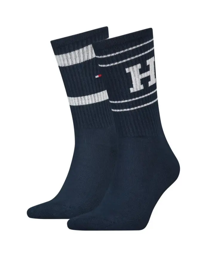 Tommy Hilfiger Męskie Skarpety Th Men Sock 2p Sport Patch 701222630002 Granatowy | Sklep Monotox