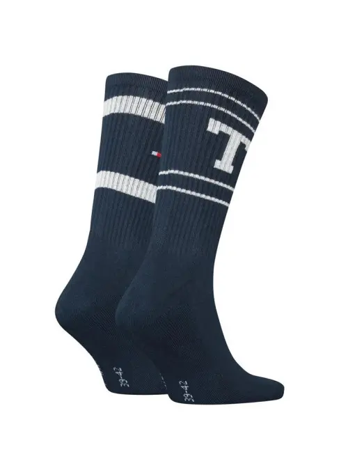 Tommy Hilfiger Męskie Skarpety Th Men Sock 2p Sport Patch 701222630002 Granatowy | Sklep Monotox
