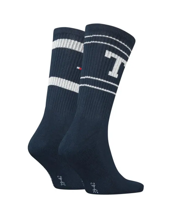 Tommy Hilfiger Męskie Skarpety Th Men Sock 2p Sport Patch 701222630002 Granatowy | Sklep Monotox