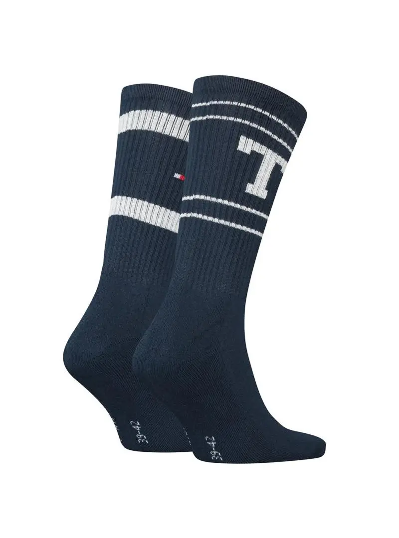 Tommy Hilfiger Męskie Skarpety Th Men Sock 2p Sport Patch 701222630002 Granatowy | Sklep Monotox