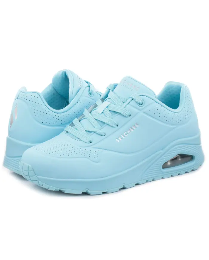 Skechers Damskie Sneakersy Uno 73690LTBL Niebieski | Sklep Monotox