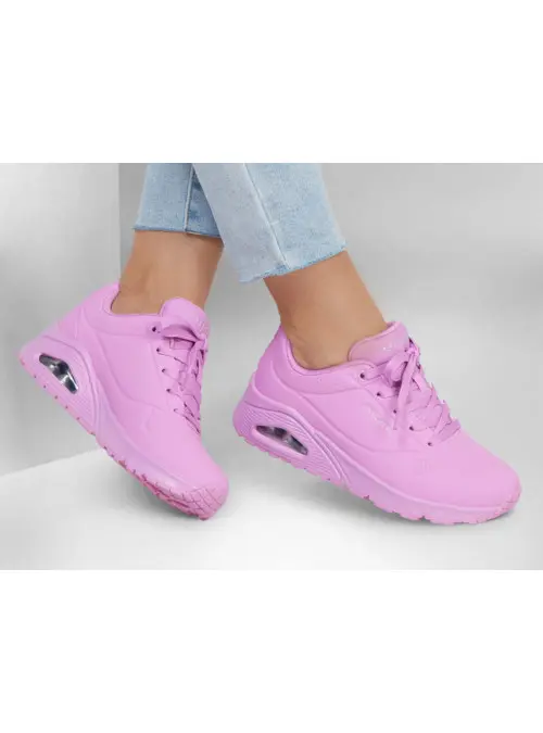 Skechers Damskie Sneakersy Uno 73690PNK Różowy | Sklep Monotox