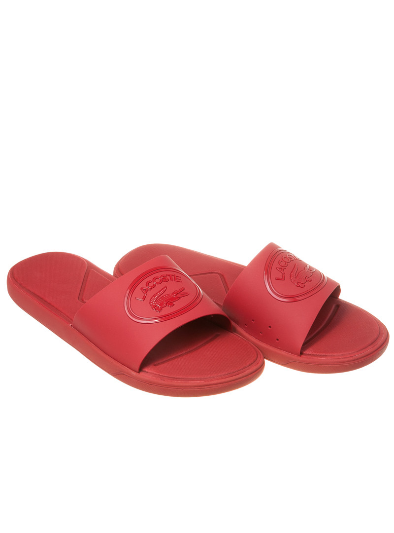 Lacoste Damskie Klapki L.30 Slide 318 1 Caw 736CAW0021RR1 Czerwony | Sklep Monotox