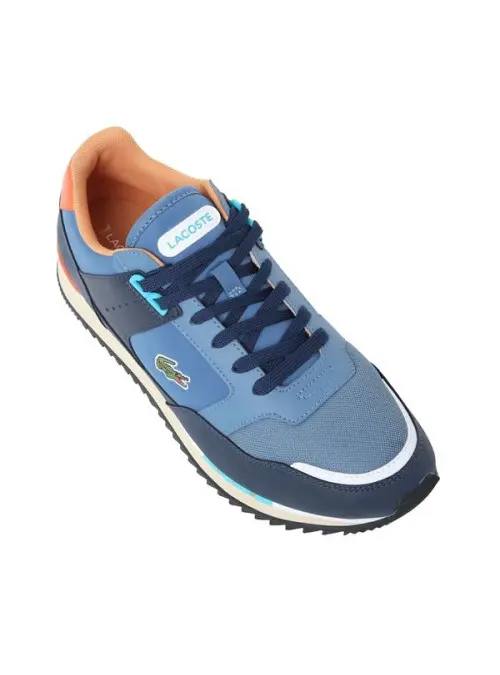 Lacoste Męskie Sneakersy Partnet 742SMA0072BN1 Niebieski | Sklep Monotox