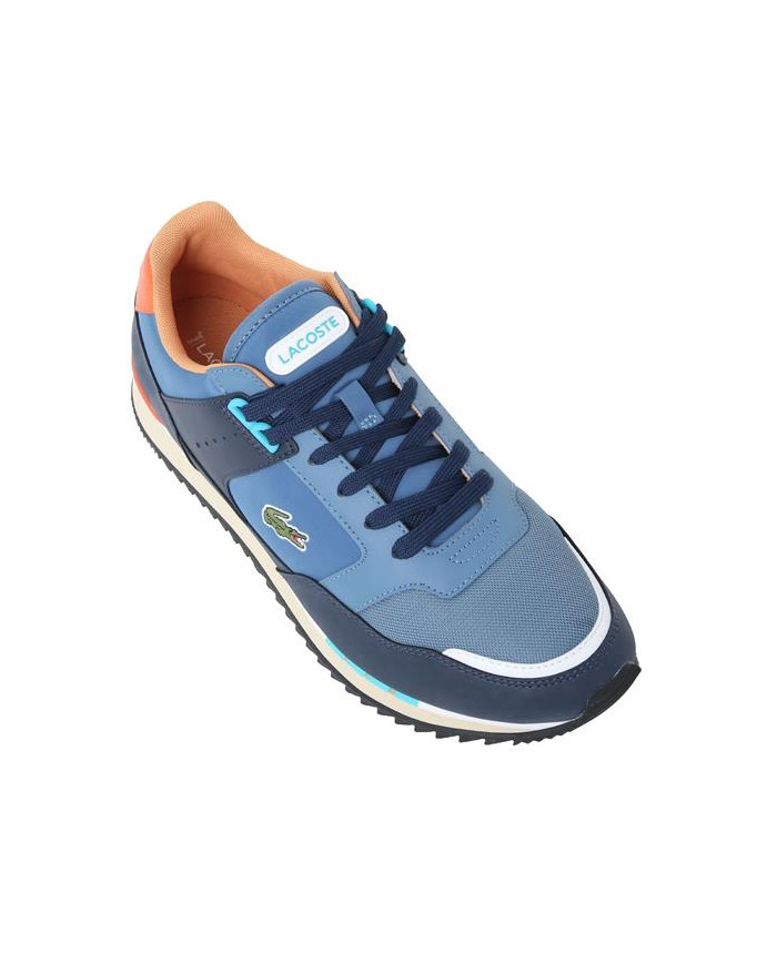 Lacoste Męskie Sneakersy Partnet 742SMA0072BN1 Niebieski | Sklep Monotox