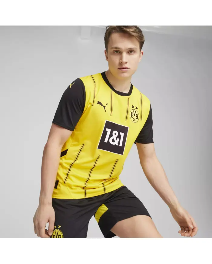 Puma Męski T-shirt BVB Home Jersey Repli 77494601 Żółty | Sklep Monotox
