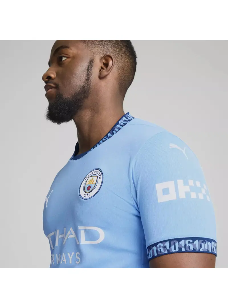 Puma Męski T-shirt Koszulka Mcfc Home Jersey Repl 77507501 Niebieski | Sklep Monotox