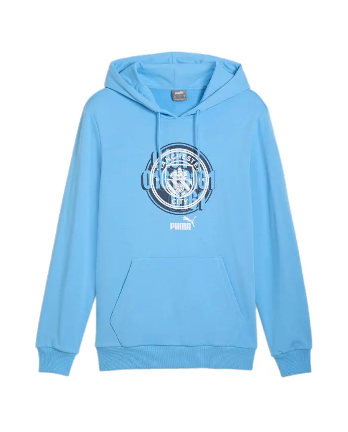 Puma Męska Bluza Bluza Mcfc Ftblculture Hoodie 77777639 Niebieski | Sklep Monotox
