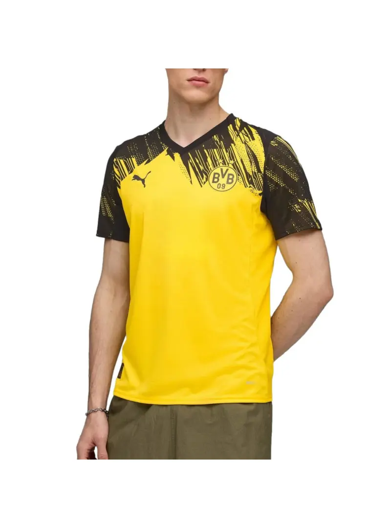 Puma Męski T-shirt Bvb Home Jersey 78008701 Żółty | Sklep Monotox