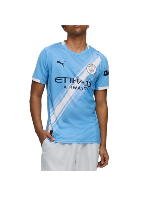 Puma Męski T-shirt Mcfc Home Jersey Team 78033801 Niebieski | Sklep Monotox