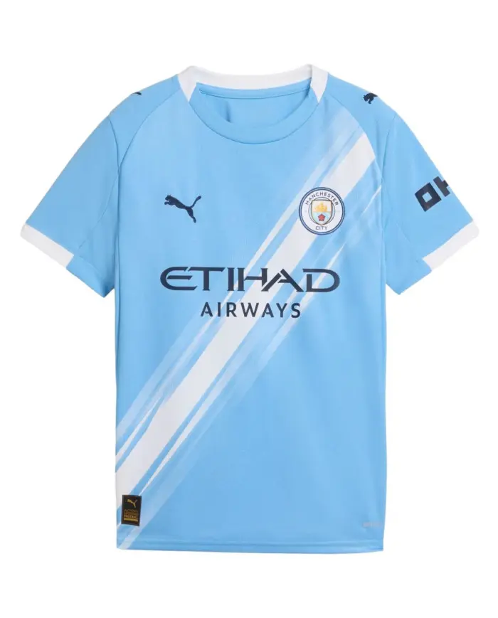 Puma Dziecięcy T-shirt Mcfc Home Jersey Jr Team 78034101 Niebieski | Sklep Monotox
