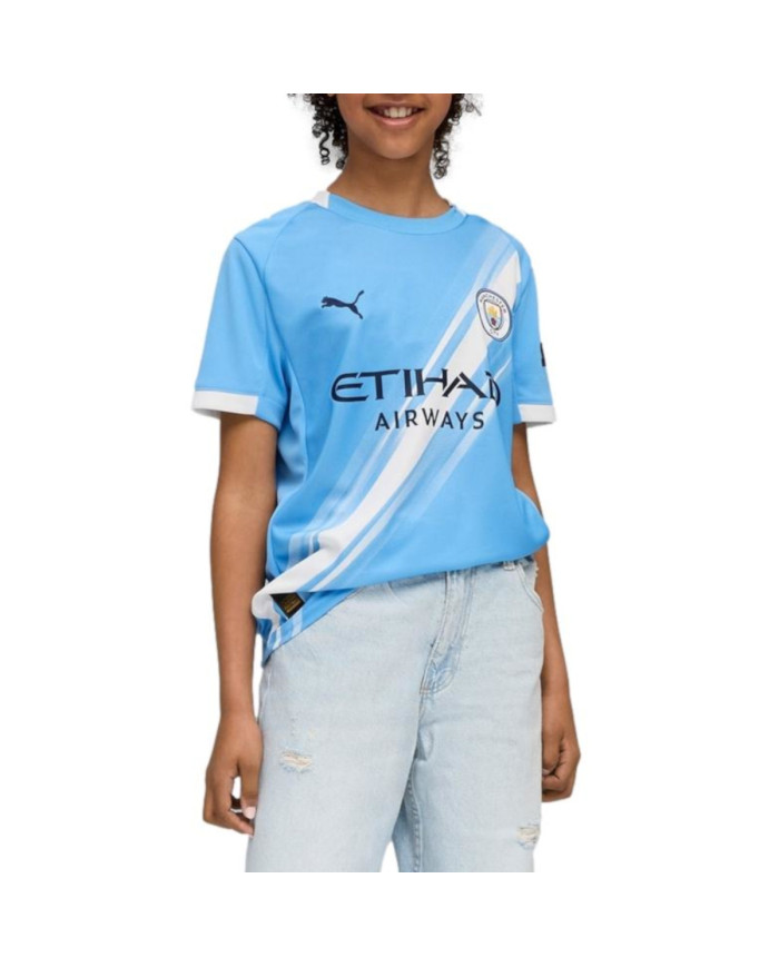 Puma Dziecięcy T-shirt Mcfc Home Jersey Jr Team 78034101 Niebieski | Sklep Monotox